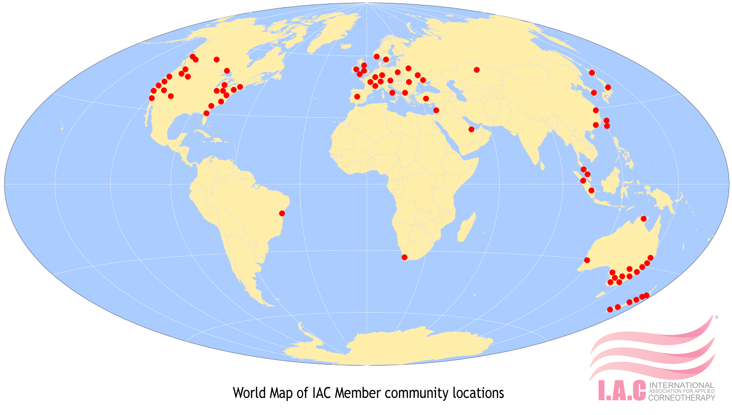 I.A.C. member-map-2023